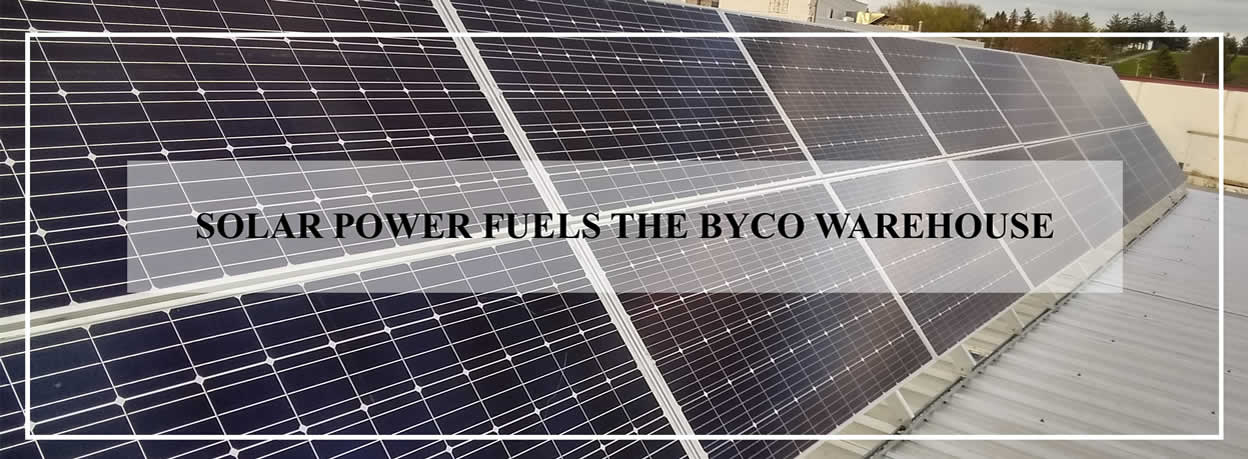 Solar Panel Fuels the BYCO Warehouse